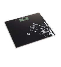 Bilancia elettronica Pesapersone - 26 x 30 x 1,7 cm - capacità massima 150 kg - nero - Melchioni family