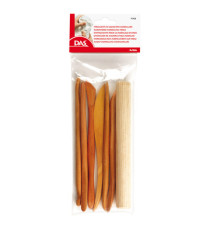 Blister 7 spatole in legno per modellare - Das
