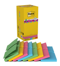 Blocchetto Post-it Super Sticky Z Notes - R-330-SS-VP16 - per dispenser - 76 x 76 mm - 90 fogli - Post-it - conf. 16 blo