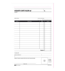 Blocco acquisto valori bollati - 50/50 fogli autoricalcanti - 23 x 15cm - Edipro
