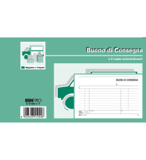 Blocco buoni consegna - 33 fogli 3 copie autoricalcanti - 10 x 17cm - Edipro