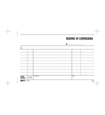 Blocco buoni di consegna - 50/50 fogli ricalcanti - 10x17cm - Edipro