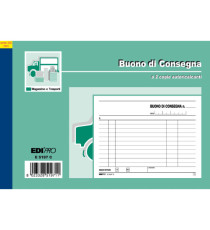 Blocco buoni di consegna - 50/50 fogli ricalcanti - 12 x 17,5cm - Edipro