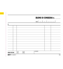 Blocco buoni di consegna - 50/50 fogli ricalcanti - 12 x 17,5cm - Edipro
