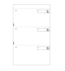 Blocco comande a 3 tagliandi - 25/25 fogli autoricalcanti - 17 x 9,9cm - Edipro