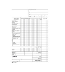 Blocco conto albergo/pensione - 15 giorni - uso mano - 23 x 15cm - 100 fogli - Edipro
