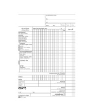 Blocco conto albergo/pensione - 15 giorni - uso mano - 23 x 15cm - 100 fogli - Edipro