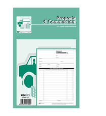Blocco copia commissioni - 3 copie autoricalcanti - 23 x15 cm - 33 fogli - Edipro