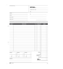 Blocco fattura generica - 50/50 fogli autoricalcanti - 29,7 x 21cm - Edipro