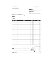Blocco fatture 1 aliquota Iva - 50/50 fogli autoricalcanti - 23 x 15cm - Edipro
