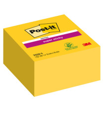 Blocco foglietti Post-it Super Sticky - 2028-S - 76 x 76 mm - giallo oro - 350 fogli - Post-it