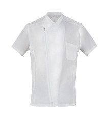 Casacca Maurizio - da uomo - manica corta - taglia L - bianco - Giblor's