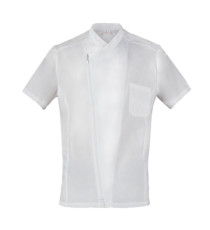 Casacca Maurizio - da uomo - manica corta - taglia L - bianco - Giblor's