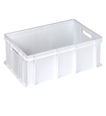 Cassa alimentare Europa - 60 x 40 x 22 cm - 42 L - HDPE - neutro - Mobil Plastic