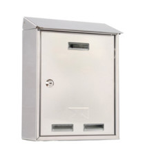Cassetta postale Elios Steel - 30 x 40 x 15 cm - acciaio inox - Metalplus
