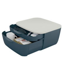 Cassettiera Cosy - 2 scomparti - grigio - Leitz