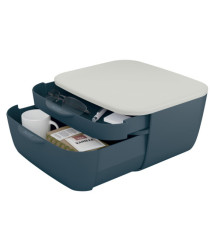 Cassettiera Cosy - 2 scomparti - grigio - Leitz