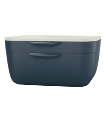 Cassettiera Cosy - 2 scomparti - grigio - Leitz