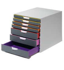 Cassettiera Varicolor - 28 x 35,6 x 29,2 cm - 7 cassetti  - Durable