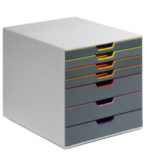 Cassettiera Varicolor - 28 x 35,6 x 29,2 cm - 7 cassetti  - Durable