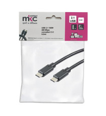 Cavo USB - 2.0 C/C - 100W - 480Mbps - 0,5 mt - MKC Melchioni