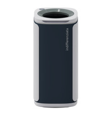 Cestino gettacarte Wastee - per raccolta differenziata - 60 L - Grigio - Kobra