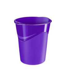 Cestino Gloss - altezza 33,4 cm - diametro 30,5 cm - 14 L - viola - CEP