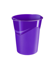 Cestino Gloss - altezza 33,4 cm - diametro 30,5 cm - 14 L - viola - CEP