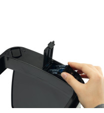 Cestino no touch - con sensore - 30,5 x 30,5 x 69 cm - 35 lt - argento metallizzato - Durable