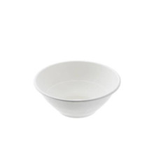 Ciotola monouso Bio - rotonda - diametro 19,5 cm - 900 ml - cellulosa/canna da zucchero - bianco - Leone - conf. 50 pezz