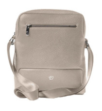 City bag medium Gate Trended - 25 x 30 x 6 cm - ecopelle - ghiaccio - In Tempo