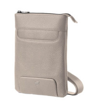 City bag piccola Gate Trended - 20 x 26 x 2 cm - ecopelle - ghiaccio - In Tempo