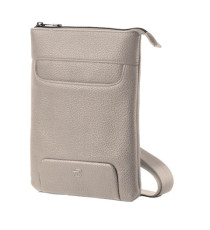 City bag piccola Gate Trended - 20 x 26 x 2 cm - ecopelle - ghiaccio - In Tempo