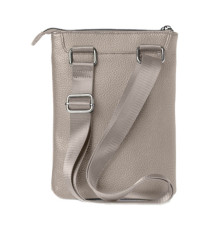 City bag piccola Gate Trended - 20 x 26 x 2 cm - ecopelle - ghiaccio - In Tempo