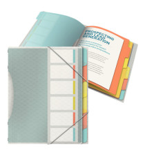 Classificatore colour'lce - 6 divisori - dorso 2 cm - 26,6x32 cm - multicolore - Esselte