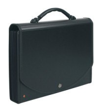 Classificatore Exacase - 13 tasche - PPL - 33x26 cm - nero - Exacompta
