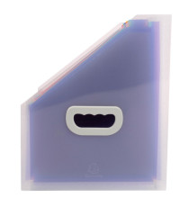 Classificatore portariviste Crystal - 12 tasche - PP - 26.5x32.5 cm - Exacompta