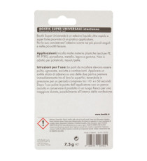 Colla istantanea universale Super - 7,5 gr - trasparente - Bostik