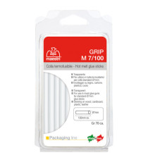 Colla termofusibile M7/100 - diametro 7 mm - lunghezza 10 cm - 70 gr - trasparente - Romeo Maestri