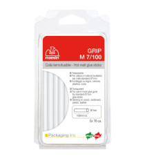 Colla termofusibile M7/100 - diametro 7 mm - lunghezza 10 cm - 70 gr - trasparente - Romeo Maestri