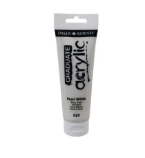 Colore acrilico fine Graduate - 120 ml - colori assortiti - Daler Rowney - 5 pezzi