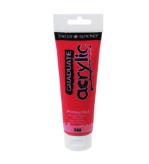 Colore acrilico fine Graduate - 120 ml - colori assortiti - Daler Rowney - 5 pezzi