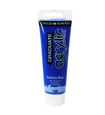 Colore acrilico fine Graduate - 120 ml - colori assortiti - Daler Rowney - 5 pezzi