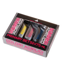 Colori acrilici Primary - colori assortiti - Maimeri - set 5 tubetti da 75 ml