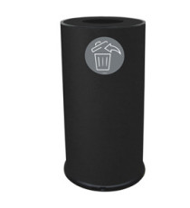 Contenitore per raccolta differenziata - 1 scomparto - 70 L - nero - Stilcasa