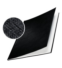 Copertine Impressbind - rigide - 24,5 mm - finitura lino - nero - Leitz - scatola 10 pezzi