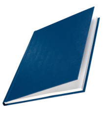 Copertine Impressbind - rigide - 3,5 mm - finitura lino - blu - Leitz - scatola 10 pezzi