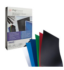 Copertine PolyOpaque - A4 - 300 micron - PPL -  nero coprente - GBC - conf. 100 pezzi