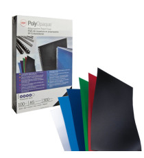 Copertine PolyOpaque - A4 - 300 micron - PPL - bianco coprente - GBC - conf. 100 pezzi