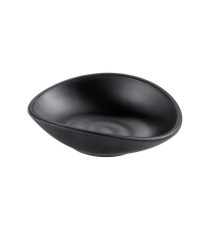 Coppetta in melamina - 13 x 11 x 3,5 cm - nero - Leone